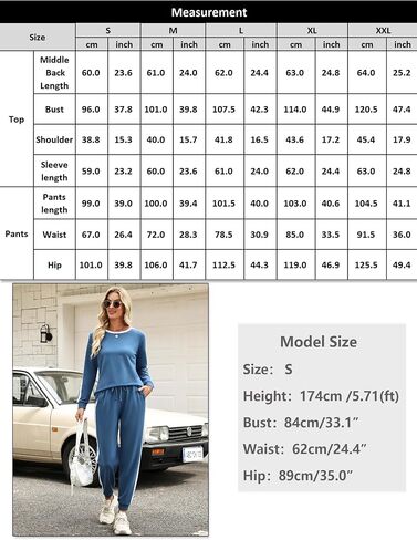 Marvmys Women Long Sleeve Tracksuits Fashion 2 Piece Lounge Set Travel Outfits Jogger Set in Saudi Arabia