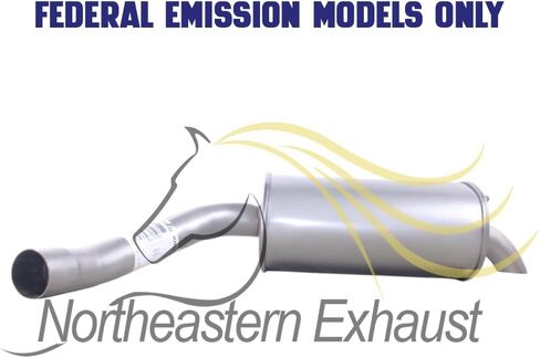 Exhaust Muffler fits 2011 2012 2013 2014 Hyundai Sonata 2.4L | Stainless Steel | Northeastern Exhaust | Free Clamp in Saudi Arabia