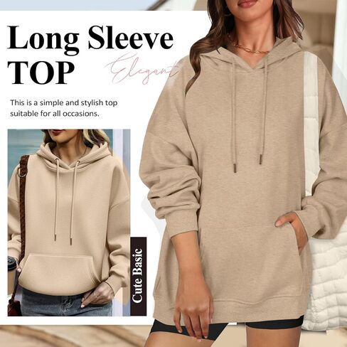 Men's and Women's Cotton Pullover Hoodie - Drawstring Hood, Long Sleeve Casual Sweatshirt in Saudi Arabia