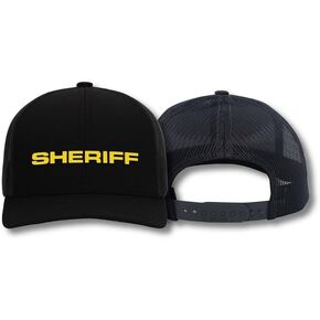 Sheriff Adjustable Mesh Back Cap - Durable Snapback Hat - Breathable Fast Dry Comfort in Saudi Arabia
