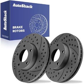 AutoShack Brake Rotors Front Brake Rotor Replacement Kit for 2004-2013 Mazda 3 2009-2013 Mazda 3 Sport 2.0L 2.5L FWD R41375PR in Kuwait