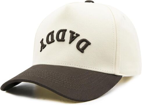 Two Tone Vintage Daddy Trucker Hats for Men, Adjustable Snapback Dad Baseball Cap, Fathers Day Birthday Gifts from Daughter Black in Saudi Arabia