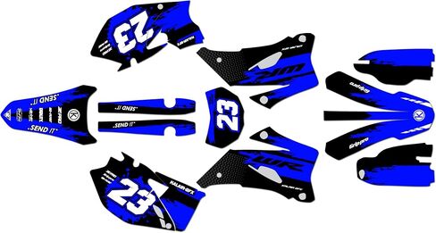 مجموعة الرسومات ل Yamaha WR 450F (2007-2011) سلسلة Splash Magenta 21 MIL-Dirt Bike Custom Racing Deacling Kits ، No-Plastics Kit in Saudi Arabia