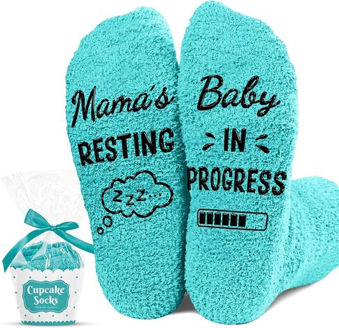 Gifts for Pregnant Women - Beautiful Pregnancy Socks, Perfect Mothers Day Gifts, First Time Mom Gift Ideal for Christmas, Unique New Mom gifts, Warm and Soft, Mama Present for Expecting Moms in Saudi Arabia