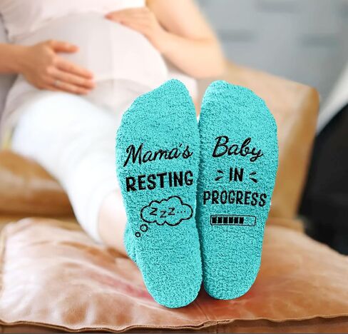 Gifts for Pregnant Women - Beautiful Pregnancy Socks, Perfect Mothers Day Gifts, First Time Mom Gift Ideal for Christmas, Unique New Mom gifts, Warm and Soft, Mama Present for Expecting Moms in Saudi Arabia
