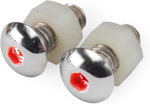إضاءة التصميم الهندسية 030307 Lite'N Boltz باللون الأزرق - مسامير رأس بأزرار مضاءة LED (عبوة من 2) in Saudi Arabia