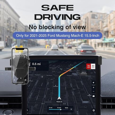 حامل هاتف السيارة لعام 2022-2025 ملحقات فورد إلكترونية/23-25 ​​، تم ضبط هاتف GPS E-transit فقط على شاشة 12 بوصة ، ومكافحة الهواتف الجوية الثابتة الخالية من اليدين. in Kuwait