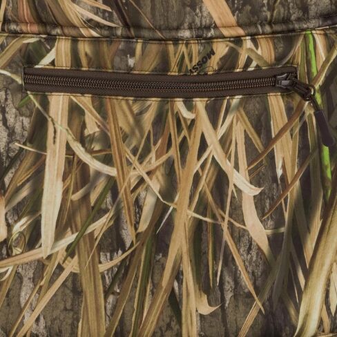 Drake Waterfowl Men's Ultimate Wader 1/4 Zip Hunting Warming Sherpa-Lined Breathable Water Repellent 4-Way Stretch Hoodie, Mossy Oak Shadow Grass Habitat, Large in Saudi Arabia