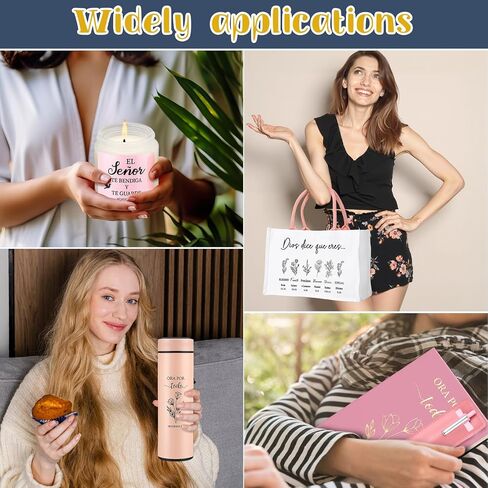 Thenshop 6 PCS هدية مسيحية مجموعة للنساء الإيمان ، الهدايا الدينية الملهمة للنساء ، هدايا عيد ميلاد عيد الميلاد الكاثوليكية للنساء ، الأم ، الأخ ، الزوجة in Saudi Arabia