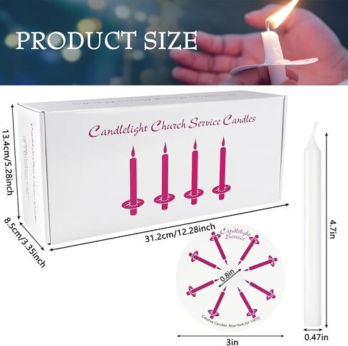 100 Pack Assorted Color Spell Chime Candles, 4 Inch Mini Taper Candles for Rituals/Birthday Party/Prayer/Meditation/Witchcraft/Wiccan Altar/Magic Tools in Kuwait