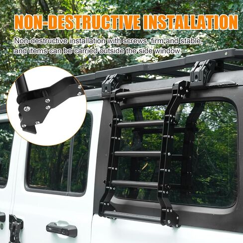 Rear Window Storage Table Molle Panel Flank Kit Rear Foldable Window Shelf for Jeep Wrangler 2018-2025 JL 4 Doors in Saudi Arabia