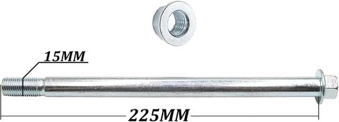 15mm Pit Bike Wheel Axle Bolt Swing Arm Bolt for Pro PRO Trail Dirt Bike ATV Quad Motorcycle (215mm) in Saudi Arabia
