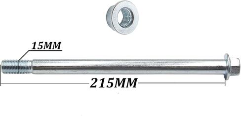 15mm Pit Bike Wheel Axle Bolt Swing Arm Bolt for Pro PRO Trail Dirt Bike ATV Quad Motorcycle (215mm) in Saudi Arabia