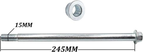 15mm Pit Bike Wheel Axle Bolt Swing Arm Bolt for Pro PRO Trail Dirt Bike ATV Quad Motorcycle (215mm) in Saudi Arabia