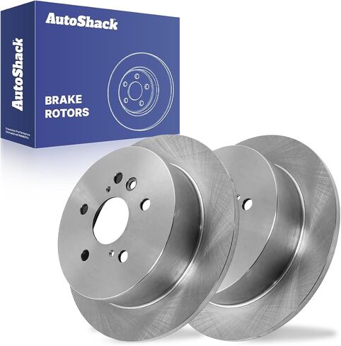 AutoShack Brake Rotors Rear Brake Rotor Replacement Kit for 2004-2010 Toyota Sienna 3.3L 3.5L V6 AWD FWD R41359PR in Saudi Arabia