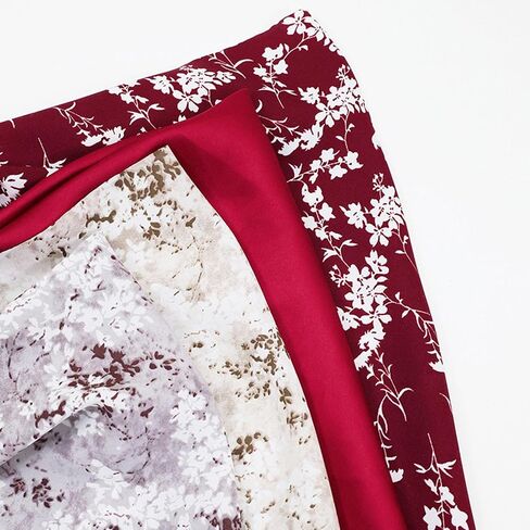 10PCS Hair Scarf Headband for Women, Classic Paisley & Floral Print Triangle Head Bandanas, Elastic Hair Kerchief, Boho Chiffon Head Scarf in Kuwait