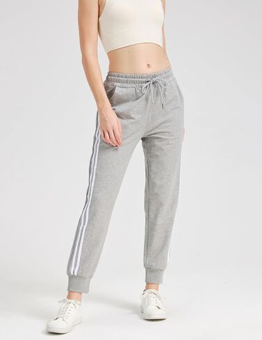 Women's Casual Sports Pants Drawstring Pocket Casual Pants Loose Striped Jogging Pants Mid-Rise Yoga Pants in Saudi Arabia