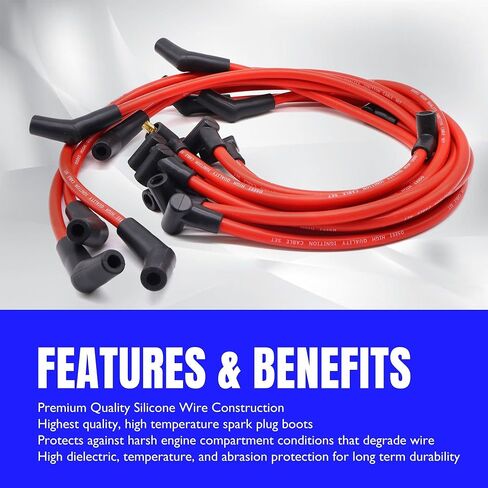 671-6112 Ignition Spark Plug Wires Set of 6 Compatible with Ford Ranger 2001-2002, Mazda B3000 2001 2002 2003 2004 2005 in Saudi Arabia