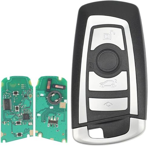 4 زر CAR CAR CASE FOB SHELL SHELL ENTER BEMOTE REMOTE بديل لـ BMW 1 2 3 4 5 6 7 Series x3 M2 F Series F10 235IX 320 E92 E93 X5 F10 F30 F30 F40 in Kuwait