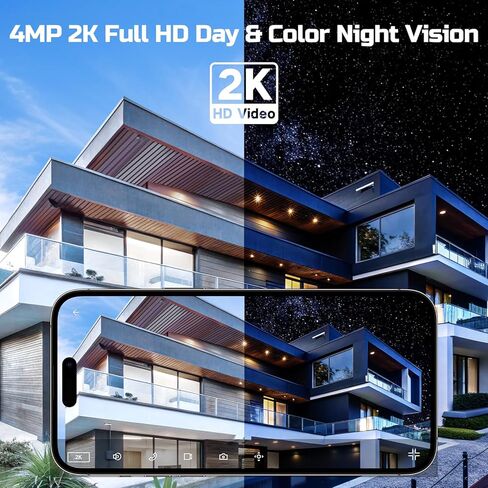 4G LTE Cellular Solar Security Camera Wireless Outdoor, 4G LTE Cellular Security Camera Includes SIM Card, Solar Powered Cellular Camera with PIR Motion Detection & Color Night Vision & Two-Way Audio in Kuwait