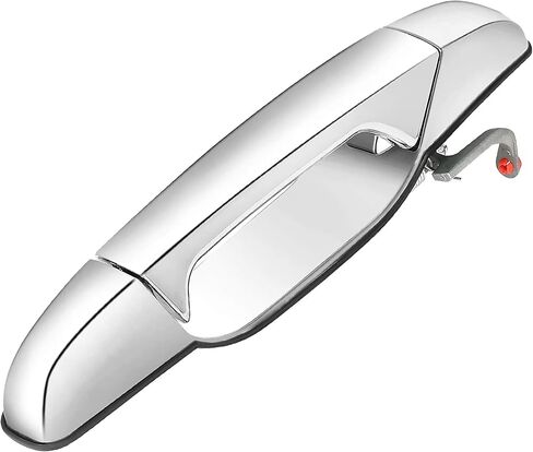 22738726 Exterior Chrome Door Handle Rear Right Passenger Side | for 2007-2013 Chevy Silverado Suburban Tahoe Avalanche, GMC Sierra Yukon, Cadillac Escalade | Replaces# 22738726, 25960522, 15915660 in Kuwait