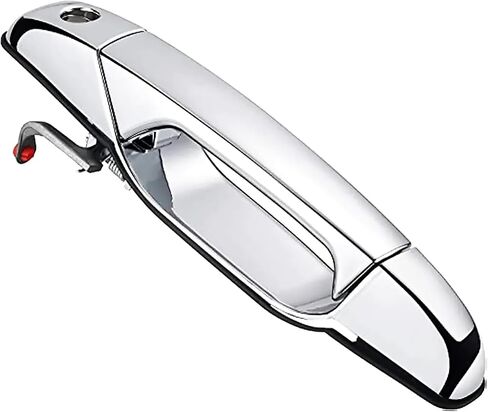 22738726 Exterior Chrome Door Handle Rear Right Passenger Side | for 2007-2013 Chevy Silverado Suburban Tahoe Avalanche, GMC Sierra Yukon, Cadillac Escalade | Replaces# 22738726, 25960522, 15915660 in Kuwait
