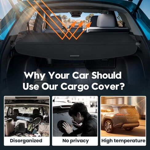غطاء شحن Powerty لعام 2017-2021 2022 Honda CR-V CRV Cover Cover Trunk Cover Retrunctible Retrunting Trunk Resivery Ladging Lugge No Gap (غير مناسب لـ Honda HR-V) in Saudi Arabia