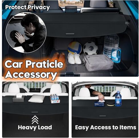 غطاء شحن Powerty لعام 2017-2021 2022 Honda CR-V CRV Cover Cover Trunk Cover Retrunctible Retrunting Trunk Resivery Ladging Lugge No Gap (غير مناسب لـ Honda HR-V) in Saudi Arabia