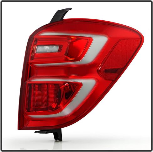 KEEKPO - For 2016-2017 Chevy Equinox Factory Style Red Clear Tail Light Brake Lamp Replacement Left Driver Side in Saudi Arabia