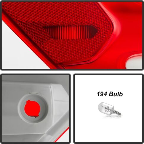 KEEKPO - For 2016-2017 Chevy Equinox Factory Style Red Clear Tail Light Brake Lamp Replacement Left Driver Side in Saudi Arabia
