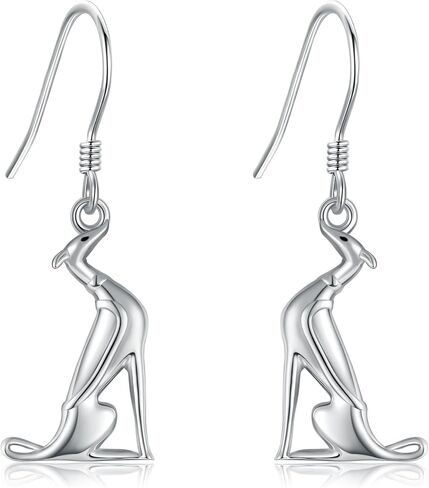 أقراط طباعة PAW للنساء 925 الجنيه الفضي الفضي Cat Paw Dangle أقراط Moonstone مجوهرات الهدايا للنساء in Saudi Arabia