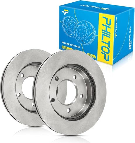 PHILTOP 12.79 inch（325 mm） Front Vented Disc Brake Rotors Compatible with GMC Acadia 2007-2016, 2-PC Set replace # 55150 in Saudi Arabia