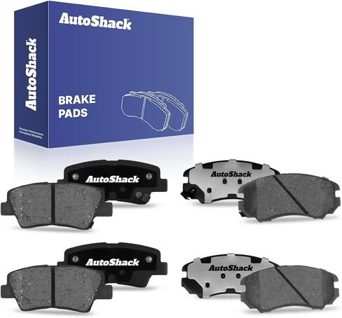 منصات الفرامل الأمامية والخلفية Autoshack ، استبدال 8pcs لعام 2010 2011 2012 2013 Kia Soul 2009 2009 2010 Hyundai Sonata 2010 Elantra 1.6L 2.0L 2.4L FWD SCD924-1313 in Saudi Arabia