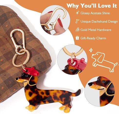 أكياس على شكل الكلاب قفل وسلسلة المفاتيح سحر-خلات مقطع حيوان مع المعدن ذو اللون الذهبي ، محفظة مزخرفة/حقيبة ظهر/هدية هاردوار المقود لمحبي الكلاب in Kuwait