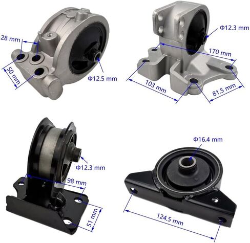 4PCS Engine Motor & Trans Mount Set Compatible with Mitsubishi Eclipse 3.0L 2000 2001 2002 2003 2004 2005 with AUTO Trans Mount for A4603 A4616 A4614 A4611 in Saudi Arabia