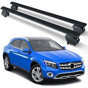 Heavy Duty 300 LBS Roof Rack Cross Bars Compatible with 2016-2025 Mercedes Benz GLC with Side Rails, Lockable & Adjustable Rooftop Top Luggage Crossbars Cargo Carrier SUV in Kuwait