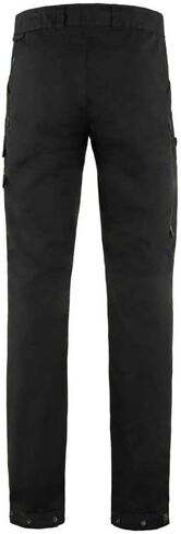 fjällräven vidda pro بنطلون تهوية للرجال - جيوب الشحن - حزام مع الحلقات - الأصفاد السفلية الأسود 52 (الولايات المتحدة 36) ل in Kuwait