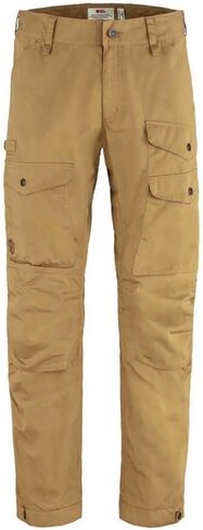 fjällräven vidda pro بنطلون تهوية للرجال - جيوب الشحن - حزام مع الحلقات - الأصفاد السفلية الأسود 52 (الولايات المتحدة 36) ل in Kuwait