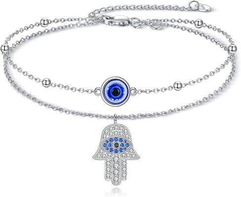 قرن إيطالي سوار سوار الفضة الاسترليني S925 Cornicello سوار الطبقات الإيطالية القرن الأساور سحر حظ سعيد المجوهرات للنساء أنثى in Kuwait