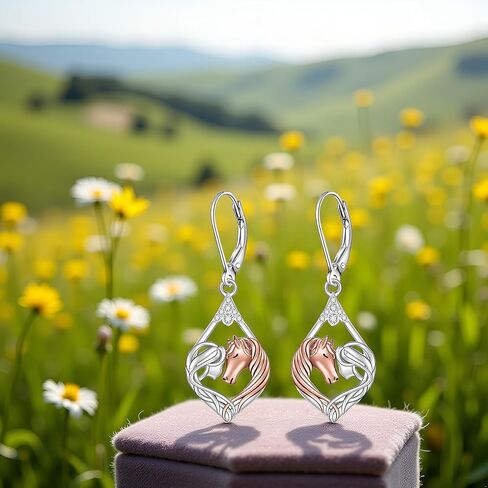 Horse Earrings for Women Horse Earrings Sterling Silver Horse Lover Gifts Earring Western Equestrian Horses Jewelry in Saudi Arabia
