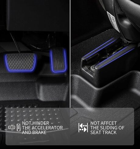 All Weather Floor Mats & Cargo Liner Set Fit for 2011-2021 Dodge Grand Caravan 7 Seat Car Mats TPE Floor Liners Grand Caravan Accessories in Saudi Arabia