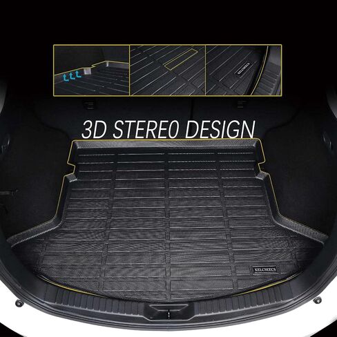 All Weather Floor Mats & Cargo Liner Set Fit for 2011-2021 Dodge Grand Caravan 7 Seat Car Mats TPE Floor Liners Grand Caravan Accessories in Saudi Arabia