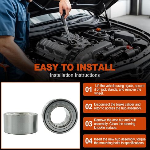 510119 تجميع محامل العجلات الأمامية لشيفروليه سونيك 2012-2019 Spark EV 2014 2015 2016 Trax ، Buick Encore 2013 2014 2015 2017 2017 2018 2019 in Kuwait