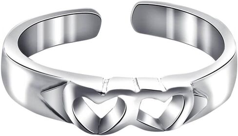Gem Avenue 925 Sterling Silver Celtic Adjustable Toe Rings for Women in Saudi Arabia