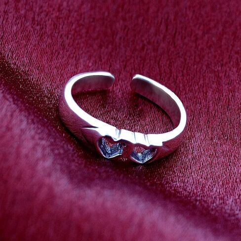Gem Avenue 925 Sterling Silver Celtic Adjustable Toe Rings for Women in Saudi Arabia
