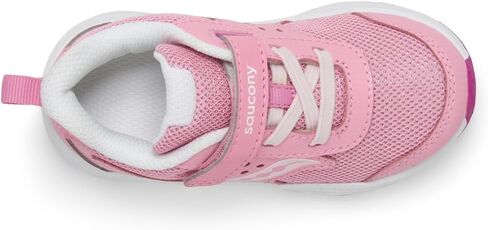 حذاء رياضي Saucony Kids Ride JR (الأطفال الصغار) باللون الوردي، مقاس 6.5 US للجنسين in Saudi Arabia