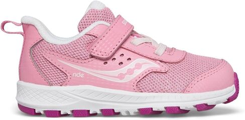 حذاء رياضي Saucony Kids Ride JR (الأطفال الصغار) باللون الوردي، مقاس 6.5 US للجنسين in Saudi Arabia