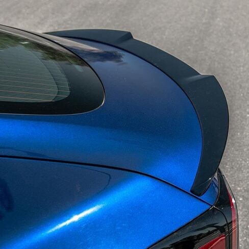 Carbon Fiber Rear Spoiler With Tape For 2016 2017 2018 2019 2020 2021 2022 2023 Tesla Model 3 OEM ABS Rear Trunk Lip Wing Factory Accessories in Saudi Arabia