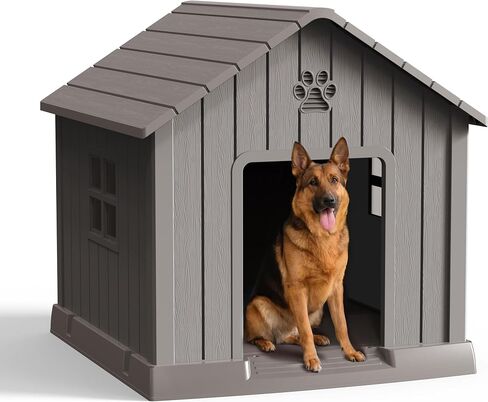 DRATO Large Dog House Indoor Outdoor, Blue, 38.62×36.26×38.07 in in Saudi Arabia