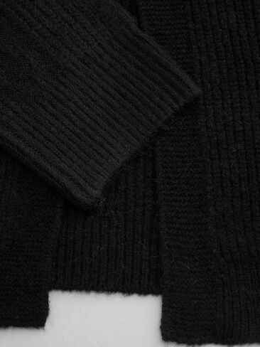 CIDER Cardigan Sweater for Women Round Neck Buckle Sweater Knitted Crop Top Long Sleeve Open Front Outerwear in Kuwait